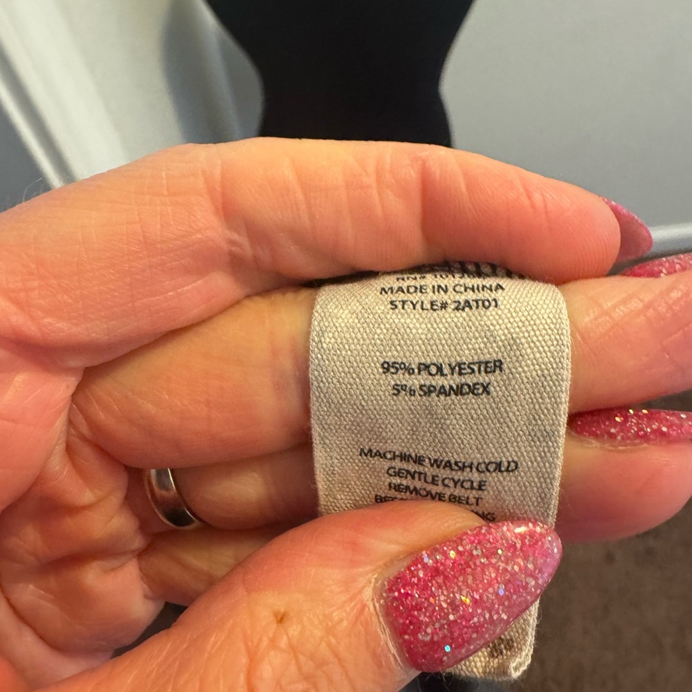 Soft Surroundings Gray Velvet Maxi Faux Wrap Dress Long Holiday Stretch L - Picture 7 of 10